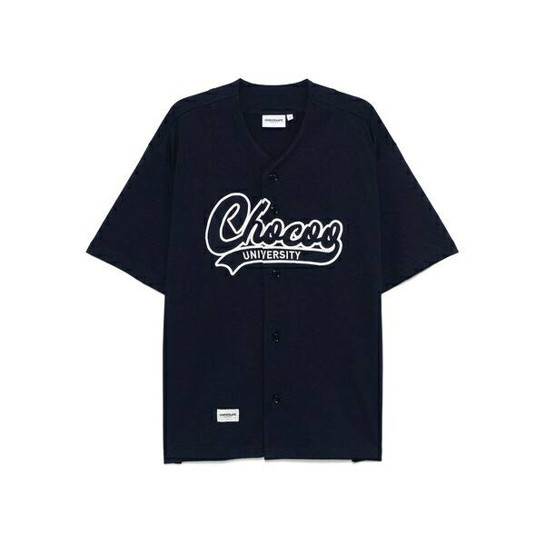 黒茶 メンズ ティーシャツ トップス Short-sleeved t-shirt Blue
