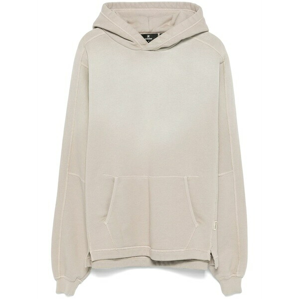 リプレゼント メンズ パーカー・スウェットシャツ アウター Seam-detail hoodie Neutrals