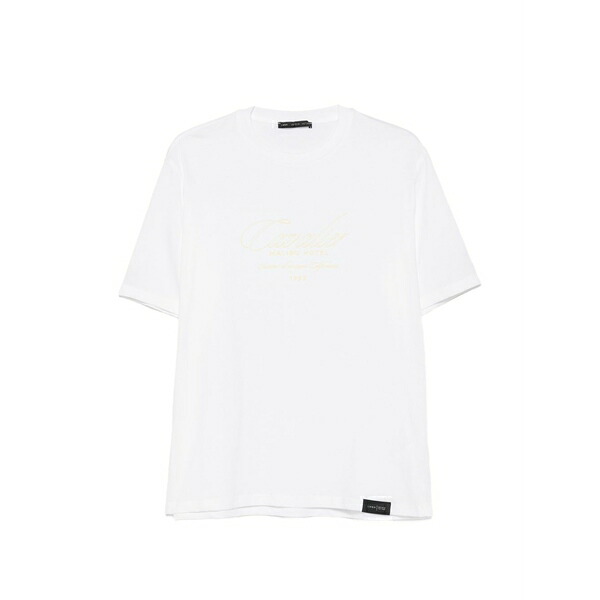 ロウブランド メンズ スポーツシャツ トップス Printed malibu crew-neck t-shirt White