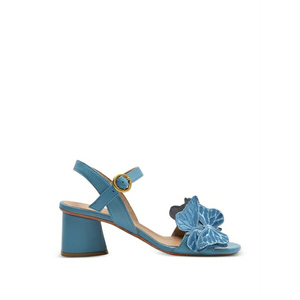 マリパルミ レディース サンダル シューズ Butterfly-appliqu￡ sandals Blue