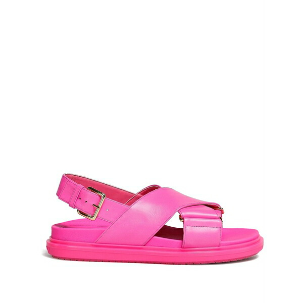 マルニ レディース サンダル シューズ Fussbet leather sandals Pink
