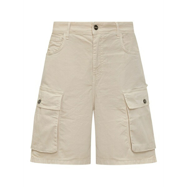 バロウ メンズ カジュアルパンツ ボトムス Cargo shorts Neutrals|asty