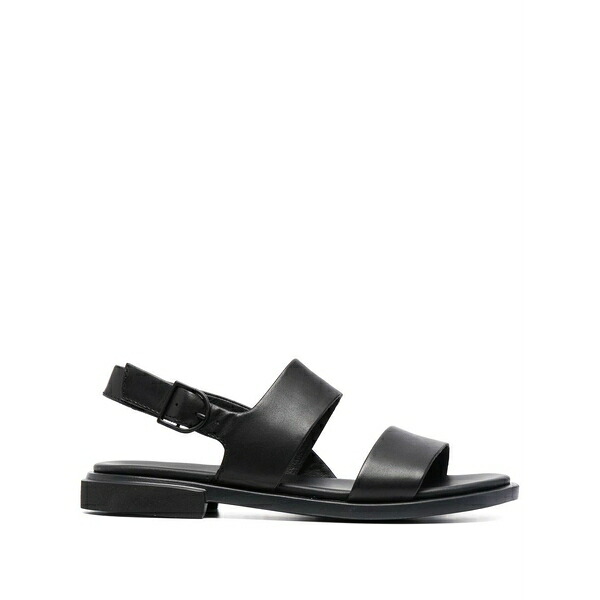 カンペール レディース サンダル シューズ Edy slingback leather sandals Black