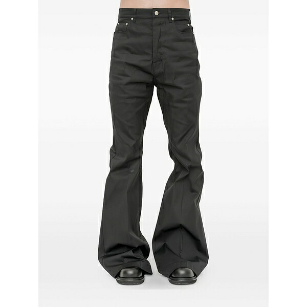 リックオウエンス メンズ 心地よいズボン下 ボトムス Bolan bootcut trousers Black