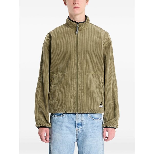 アディダス メンズ 上衣＆上衣 アウター Reversible corduroy jacket Green