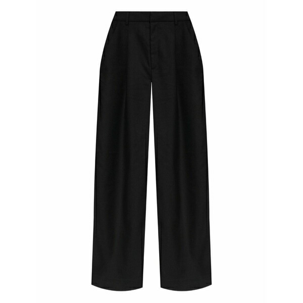 ゲタス レディース 心地よいズボン下 ボトムス Pleated pants Black