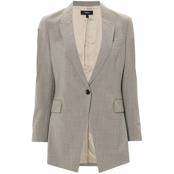 行動論理 レディース 上衣＆上衣 アウター M￡lange effect blazer Grey