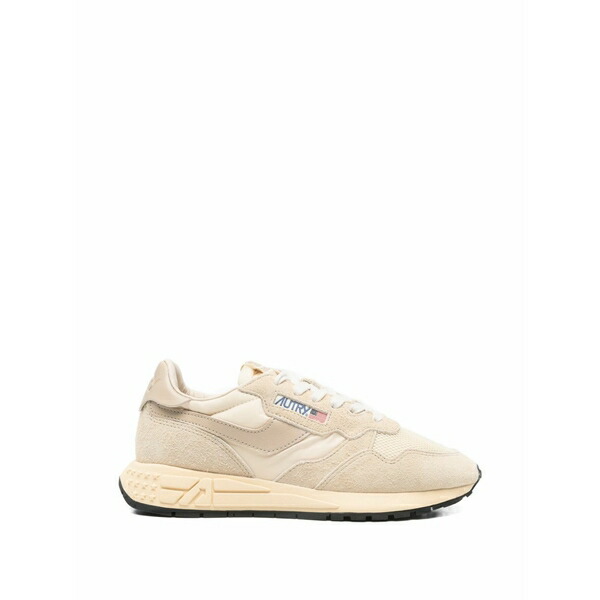 オートリー レディース スニーカー シューズ Reelwind suede panelled sneakers Neutrals