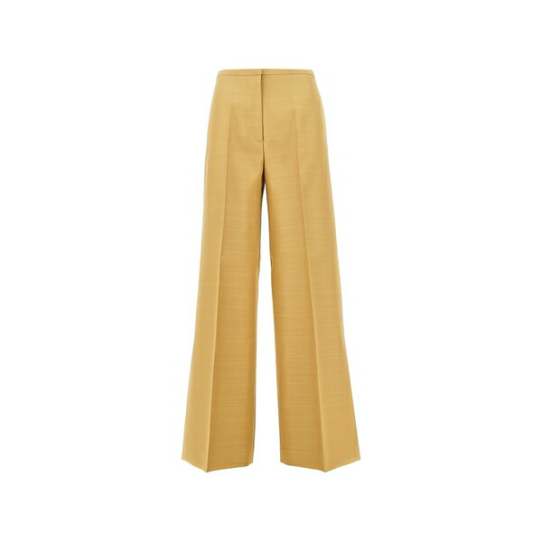 アルベルタ フェレッティ レディース 心地よいズボン下 ボトムス Wide-leg trousers Yellow