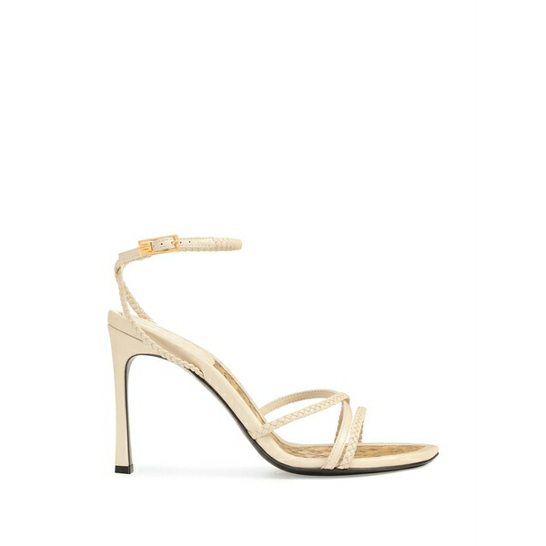 セルジオロッシ レディース サンダル シューズ Braid leather sandals Neutrals