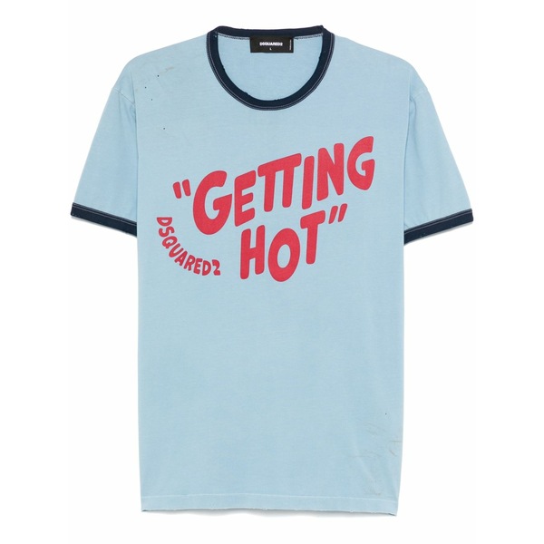 ディースクエアード メンズ プルオーバー トップス Cool fit t-shirt Blue