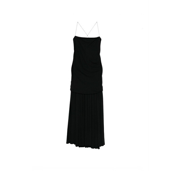 ジャクエムス レディース 衣裳 トップス Pleated MIDI dress Black