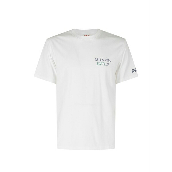 エムシーツーセイントバース メンズ プルオーバー トップス Crew-neck t-shirt White