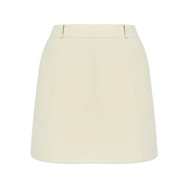 ジル・サンダー レディース スコート ボトムス Wool mini skirt Neutrals
