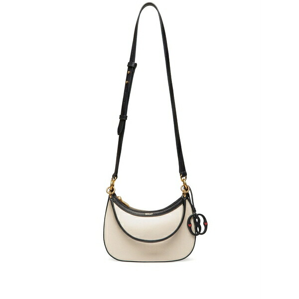 バリー レディース ショルダーバッグ 御徒面子 Mini cotton-leather cross bag Neutrals