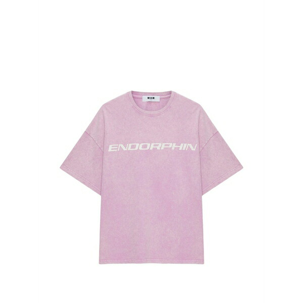 エムエスジイエム メンズ ティーシャツ トップス Endorphin t-shirt Pink