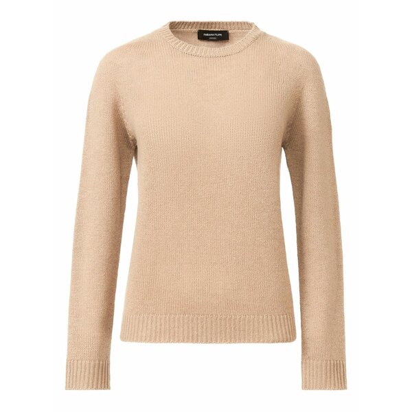 ファビアナ フィリッピ レディース 編み物\u0026プルオーバー アウター Round-neck cashmere jumper Neutrals