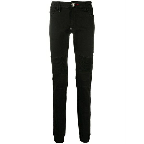 フィリップ飾り気の無い メンズ ジーンズズボン下 ボトムス Slim fit jogging jeans Black