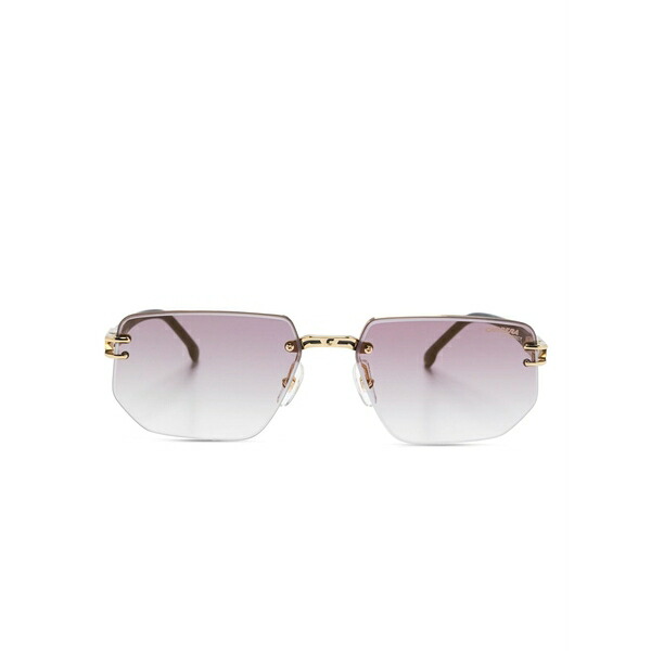 カレーナ メンズ サングラス・アイウェア 付属物 Logo-lettering sunglasses Gold