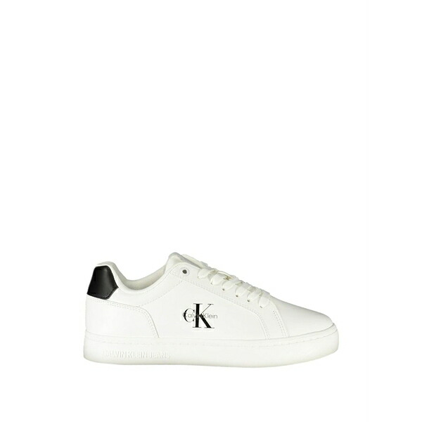 カルバンクライン レディース スニーカー シューズ Logo-print sneakers White
