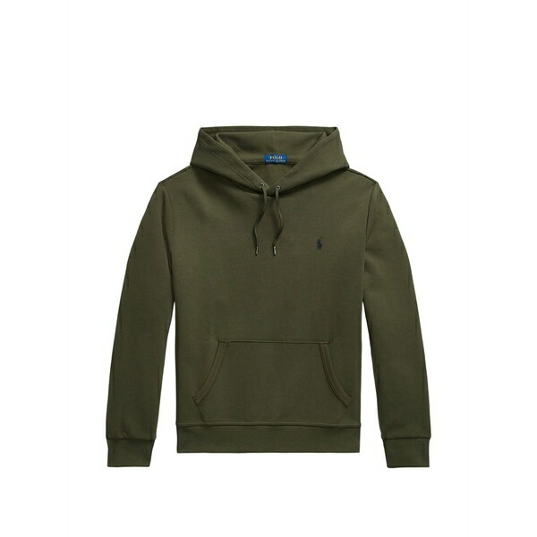 ラルフローレン メンズ パーカー・スウェットシャツ アウター Logo-embroidered hoodie Green