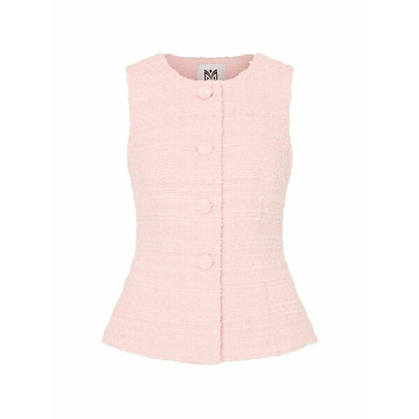 ミリー レディース カットソー トップス Bryn tweed vest Pink