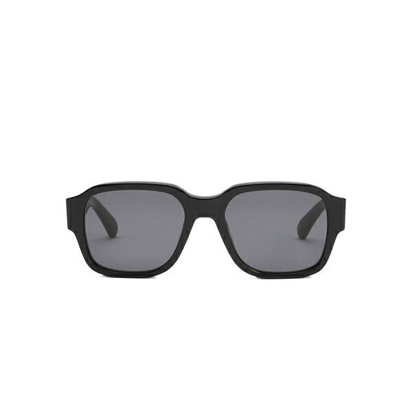 アミ メンズ サングラス・アイウェア アクセサリー 75006 square-frame sunglasses Black|asty