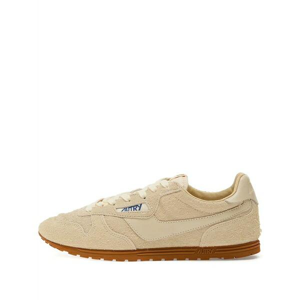 オートリー レディース スニーカー シューズ Panelled lace-up sneakers Neutrals｜asty