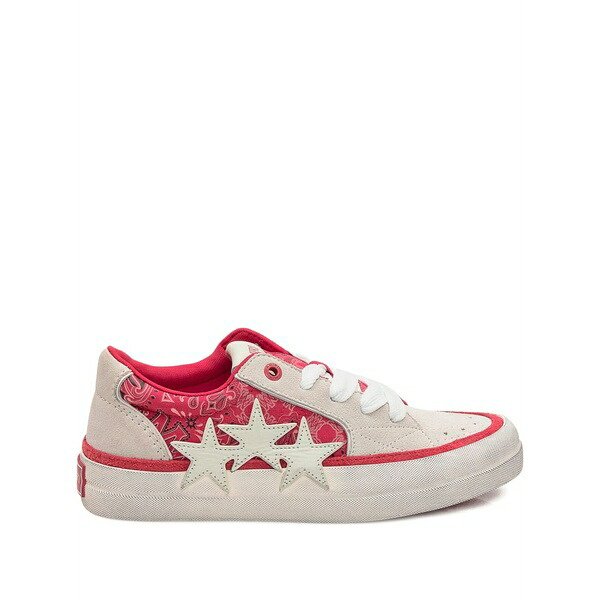 アミリ メンズ スニーカー シューズ Bandana skate paisley-print trainers Red