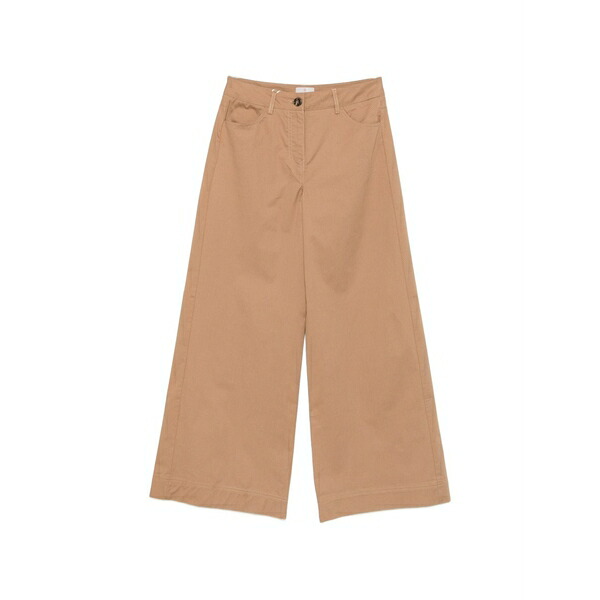 マレーラ レディース 心地よいズボン下 ボトムス Belt-loops trousers Brown