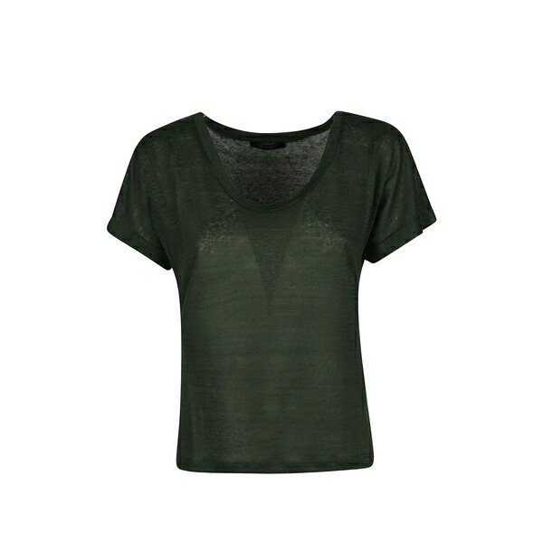 アラゴナ レディース ティーシャツ トップス Short-sleeve t-shirt Green
