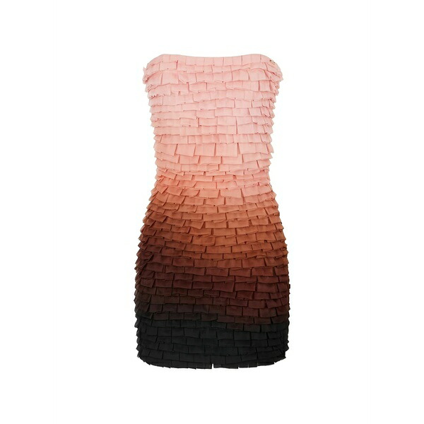 エリザベスフランキ レディース 衣裳 トップス Degrad￡ tulle mini dress Pink