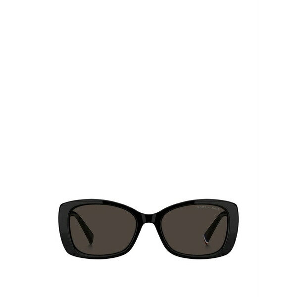 トミー ヒルフィガー レディース 黒眼鏡＆アイウェア 付属物 Rectangle-frame sunglasses Black