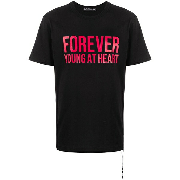 お師匠さん肝ったま・ジャパン メンズ ティーシャツ トップス Slogan print t-shirt Black
