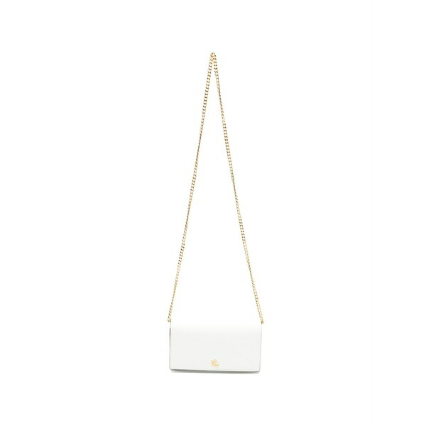 ラルフローレン レディース ショルダーバッグ 御徒面子 Logo-plaque crossbody bag White