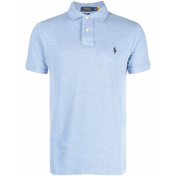 ラルフローレン メンズ スポーツシャツ トップス Embroidered-logo polo shirt Blue