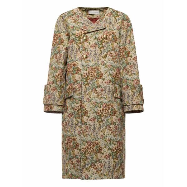 ピエール＝ルイ・マシア メンズ 厚地の外套 アウター Floral-print coat Neutrals