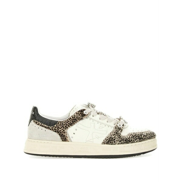 プレミアータ レディース スニーカー シューズ Quinnd 7655 animal-print embellished sneakers Neutrals