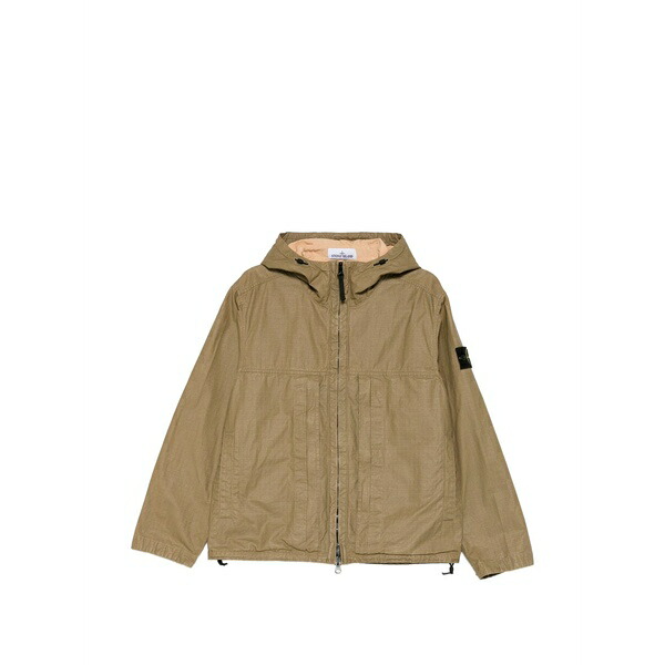 ストーンアイランド メンズ 上衣＆上衣 アウター Hooded jacket Neutrals