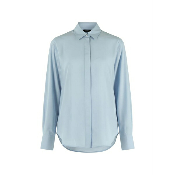 ピンコ レディース プルオーバー トップス Gathered shirt Blue