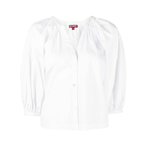 ステゥド レディース シャツ トップス Dill button-up shirt White|asty