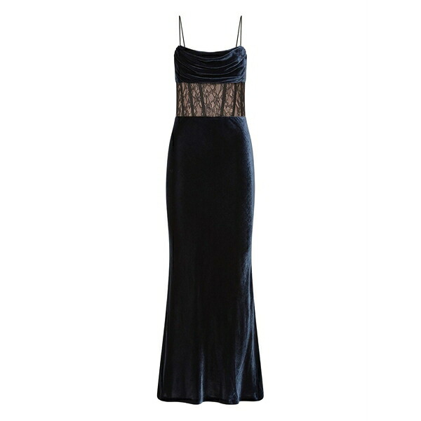 レベッカ・ヴァランス レディース 衣裳 トップス Lace panel minerva MIDI dress Blue