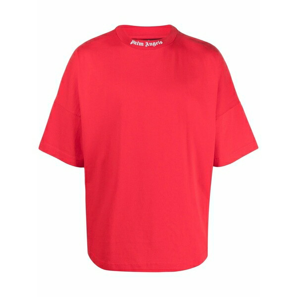 パーム・エンジェルス メンズ ティーシャツ トップス Logo-print t-shirt Red