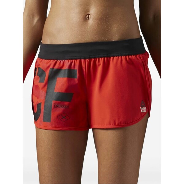 リーボック レディース 心地よいズボン下 ボトムス X crossfit woven shorts Red