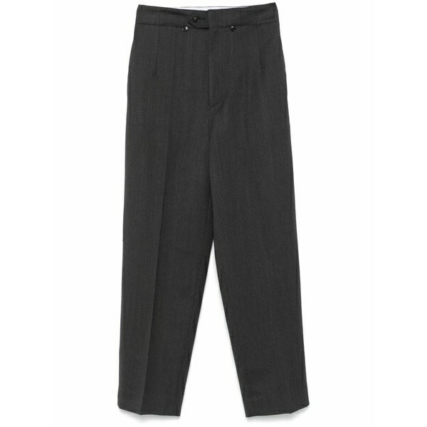 ヴィクトリア ベッカム レディース 心地よいズボン下 ボトムス High-waist tapered-leg trousers Grey