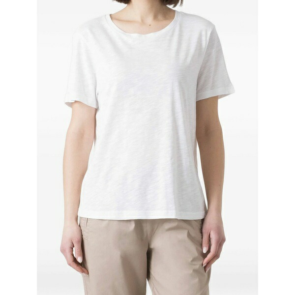 ディメンシオーネ ダンザ レディース ティーシャツ トップス Slub-texture short-sleeve t-shirt White