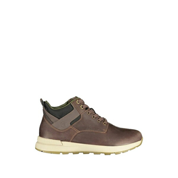 ランバージャック メンズ ブーツ シューズ Dominic chukka lace-up panelled ankle boots Brown