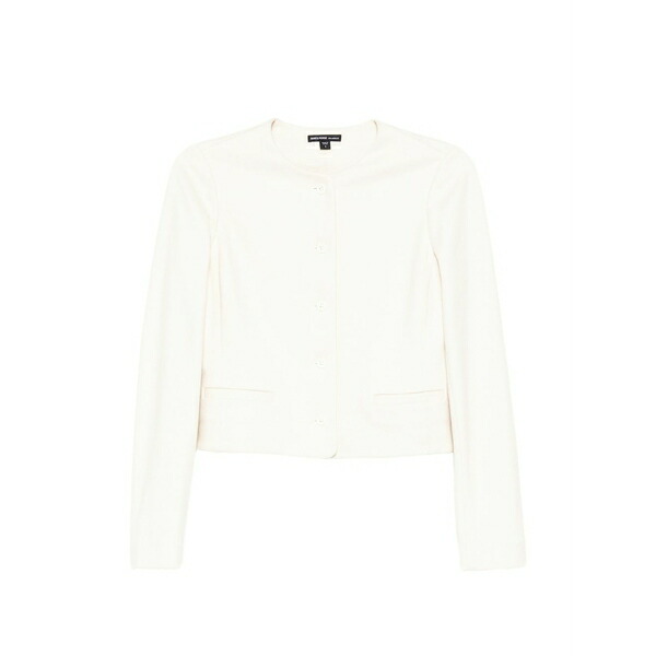 ジェームス がま口 レディース 上衣＆上衣 アウター Brushed knit jacket Neutrals