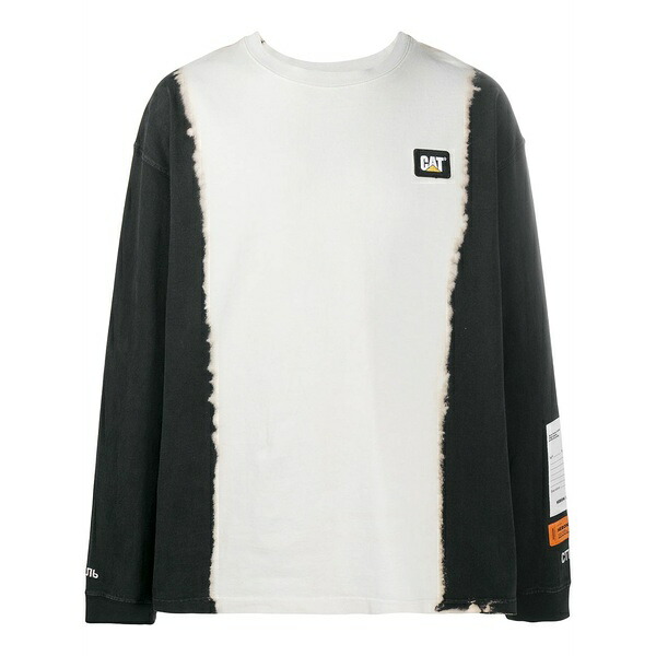 戸呂 プレストン メンズ ティーシャツ トップス Brushstroke print t-shirt -