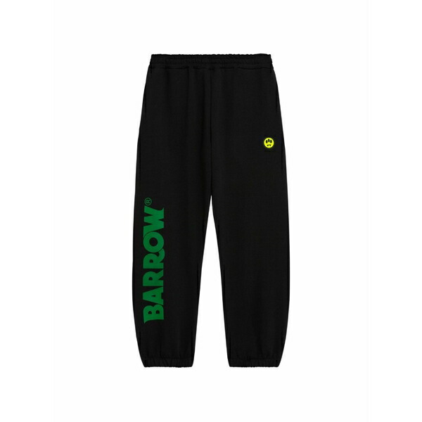 バロウ レディース 心地よいズボン下 ボトムス Logo-print track pants Black